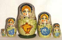 Nesting doll - Russian tea party