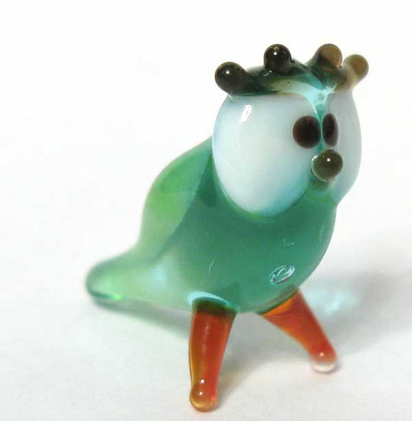 Owl  glass figurine