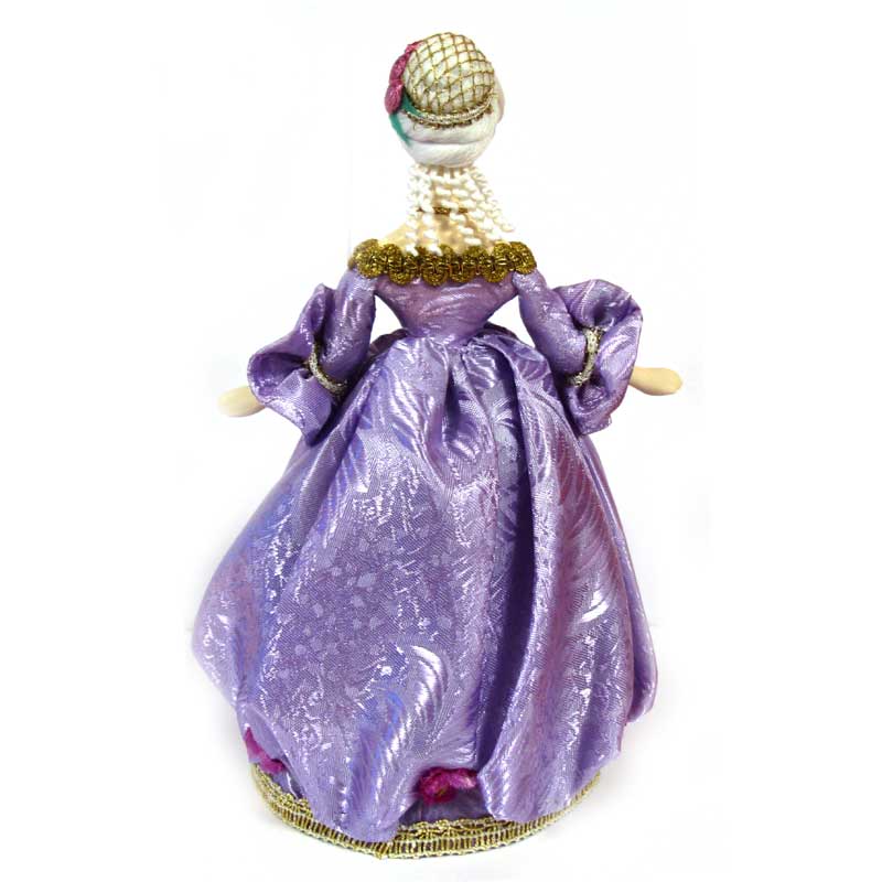 Rich woman in summer costume Russian traditional costume ornament doll