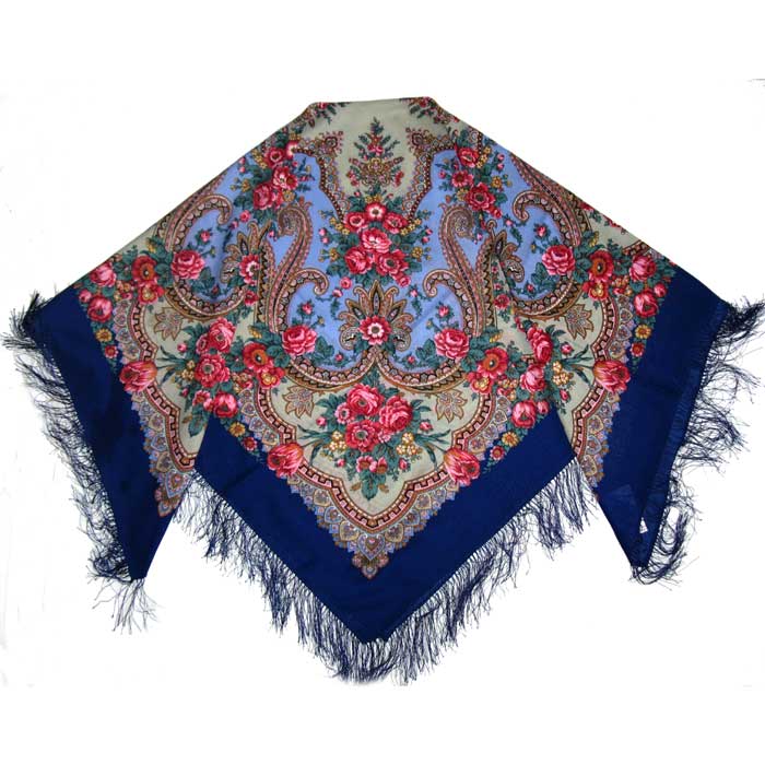Colors of Summer Pavlov Shawl - Woman Scarves - Russian Wool Scarf