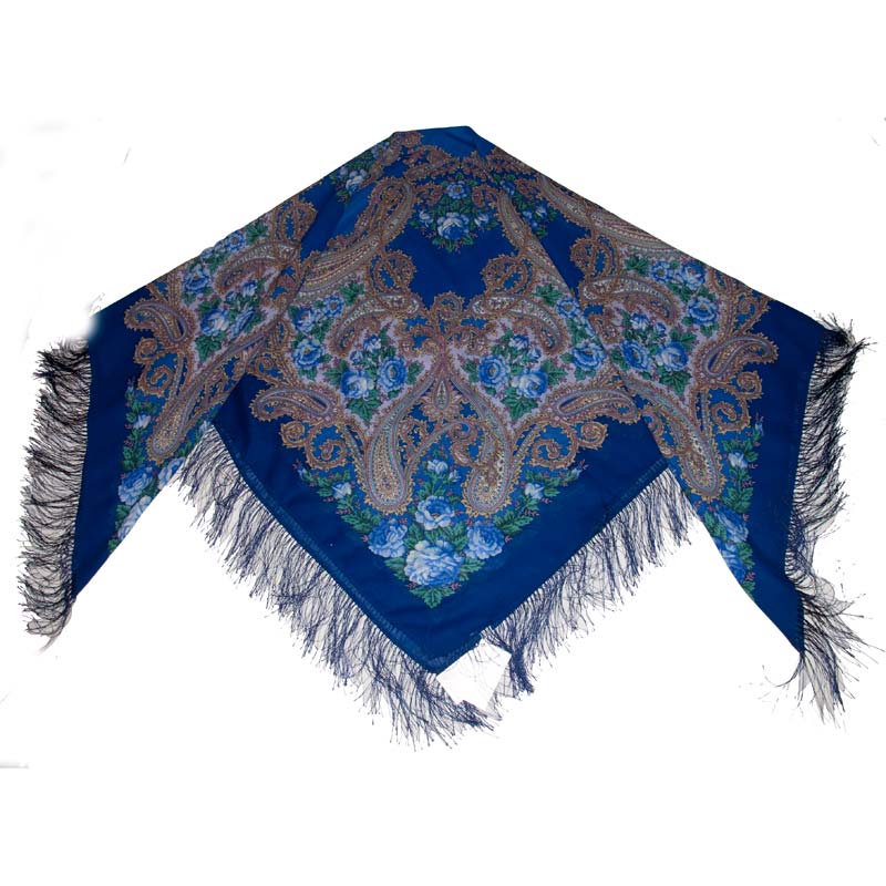 Pavlovsky Shawl Time of Meeting - Russian Woolen Shawl - Woman Scarves