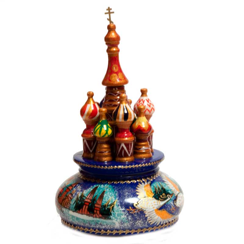 St. Basil Cathedral Russian mucial box
