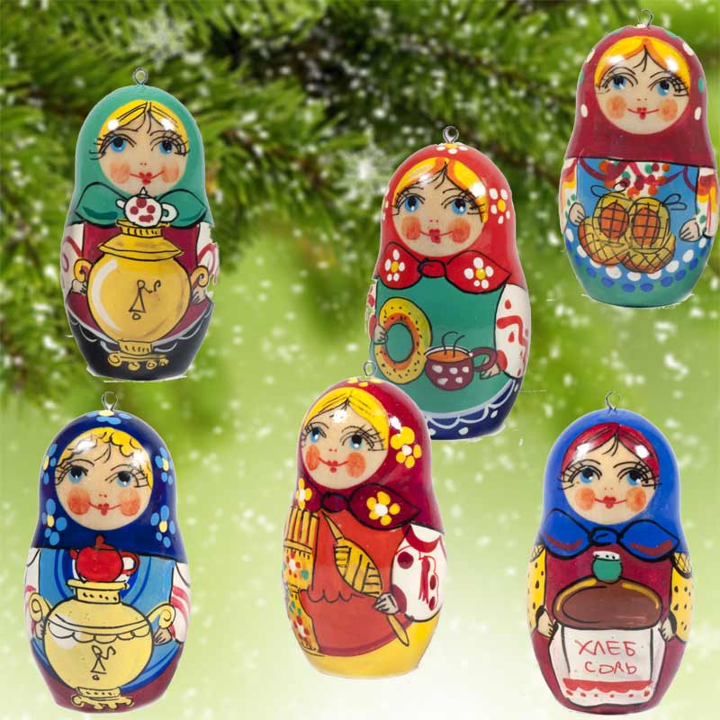 Christmas Ornaments Matryoshka