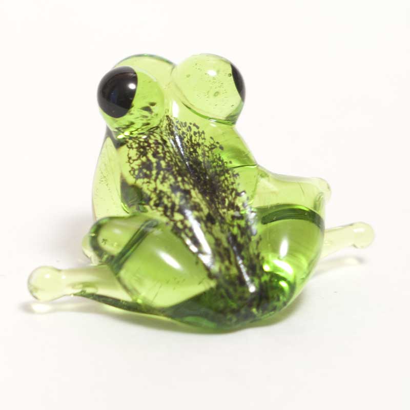 Frog  glass figurine