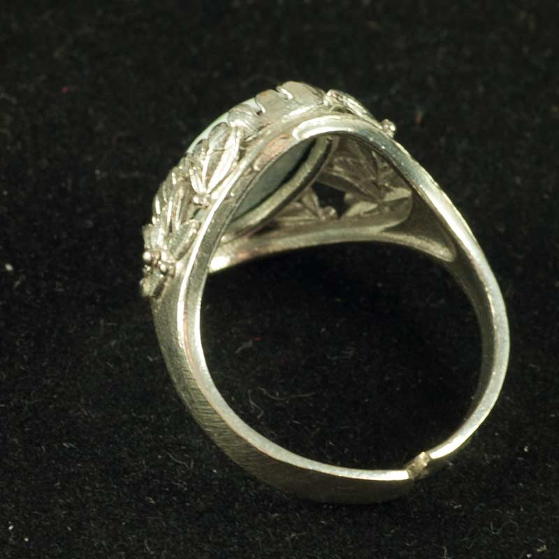 Enamel Ring Spring in Finift Jewelry Enamel Rings category