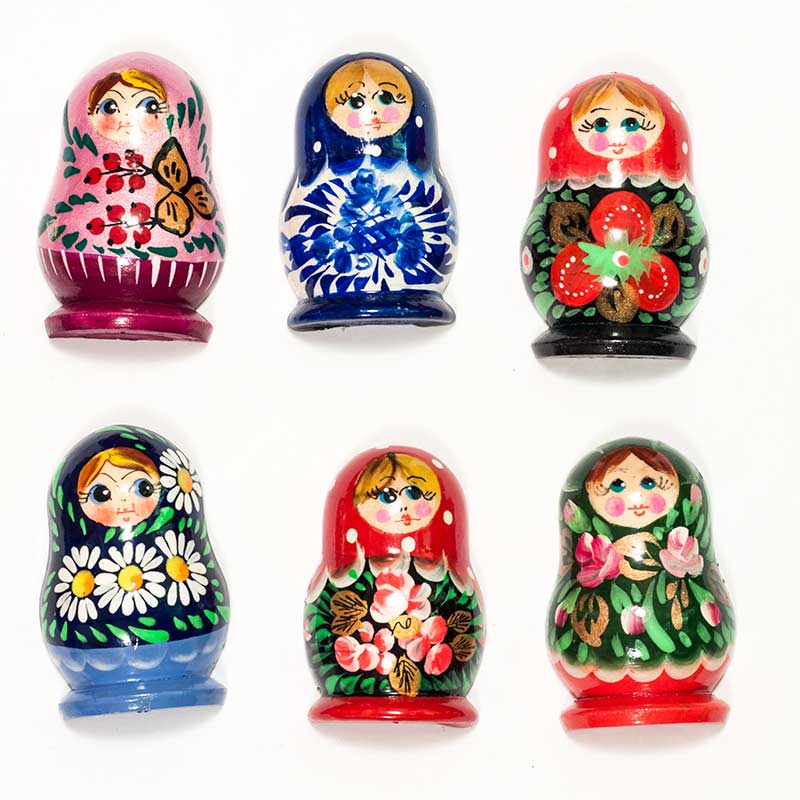 Assorted Matryoshka Magnets Set in  Small Gifts category