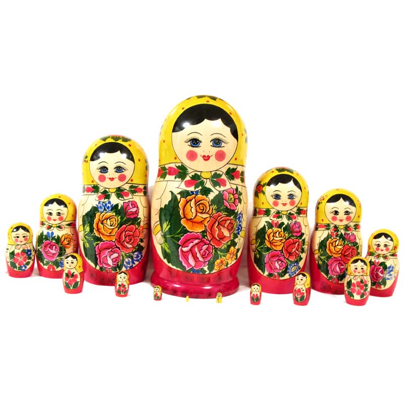 10 piece russian nesting dolls