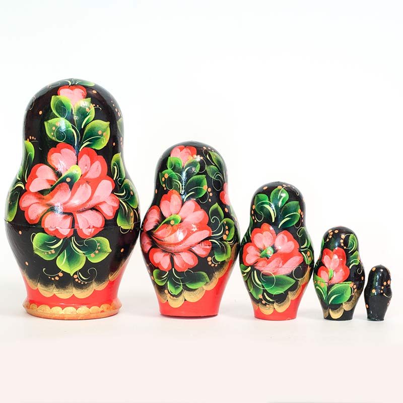 Russian Matryoshka Poppies in Nesting Dolls Flowers  category