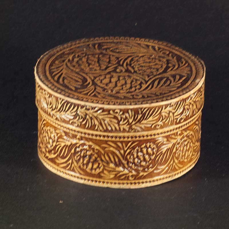 Box Cedar Cones in Birch Bark Crafts Jewelry Boxes category