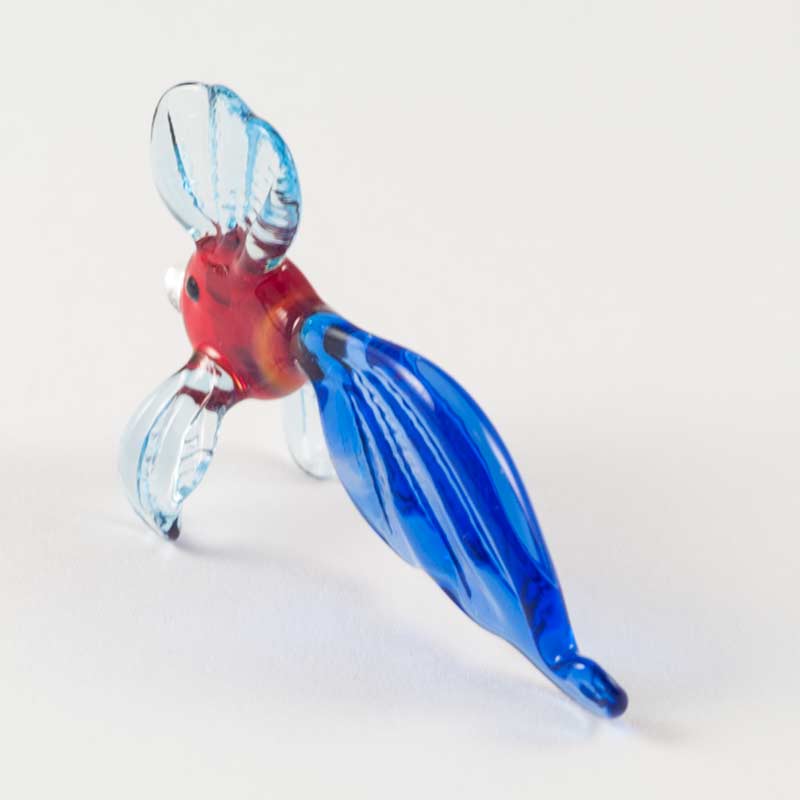 Glass Small Fish in Glass Figurines Miniature Figurines category