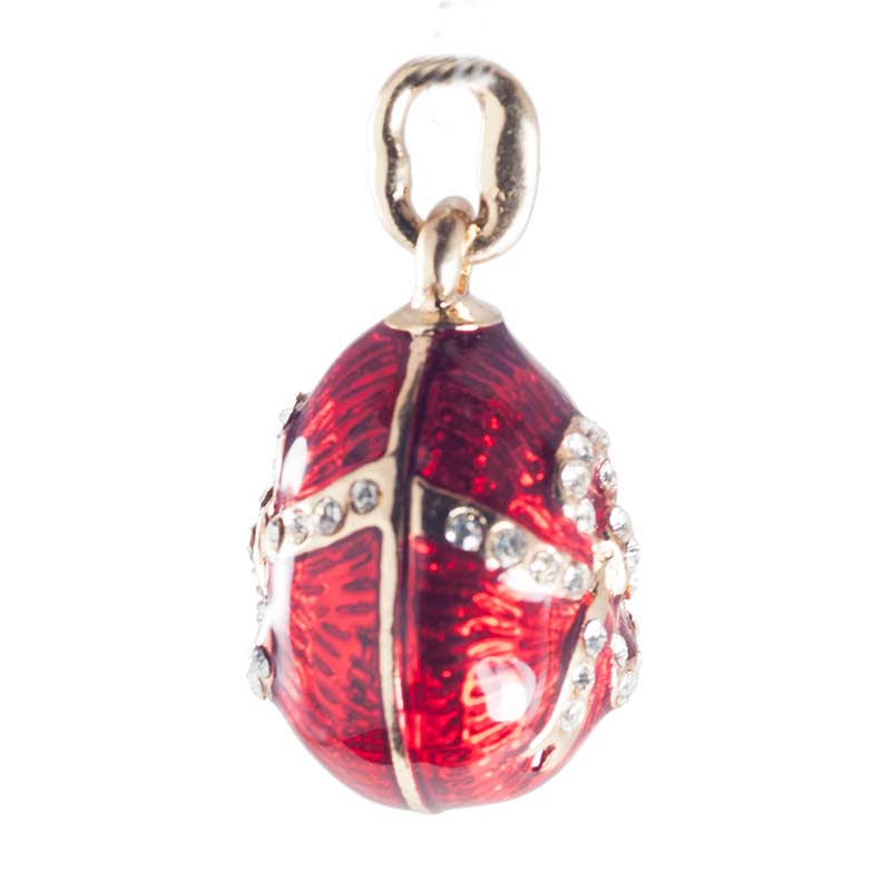 Faberge Pendant Bow Red in Faberge Jewelry Pendants category