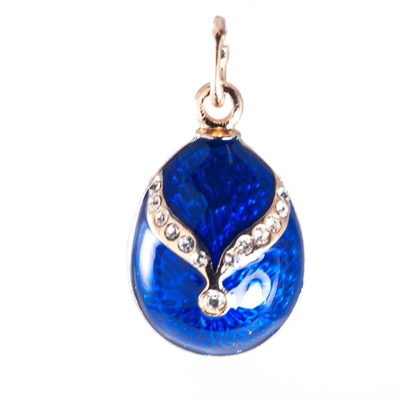 Pendant Necklace on Blue in Faberge Jewelry Pendants category