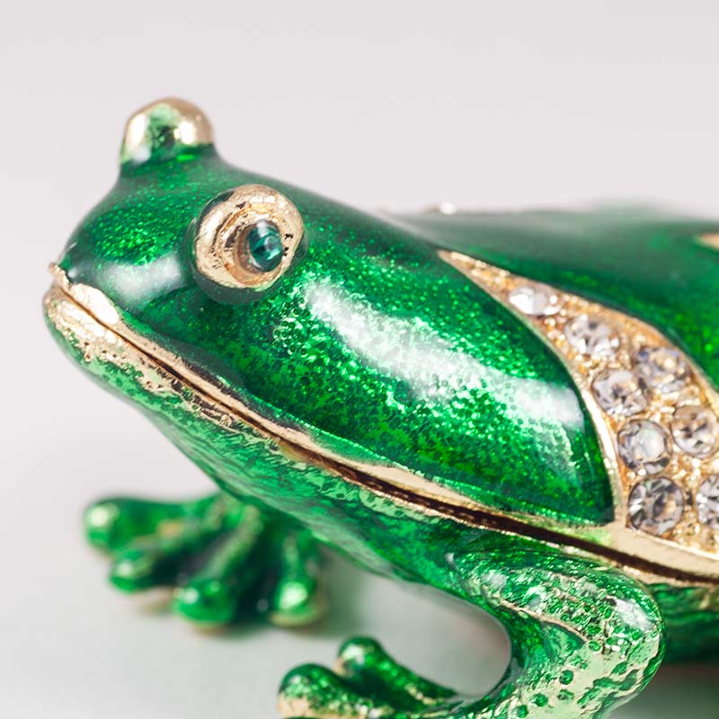 Frog Box Faberge Style in Faberge Jewelry Jewelry Boxes category