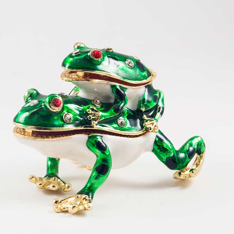 Jewelry Box Two Frogs in Faberge Jewelry Jewelry Boxes category