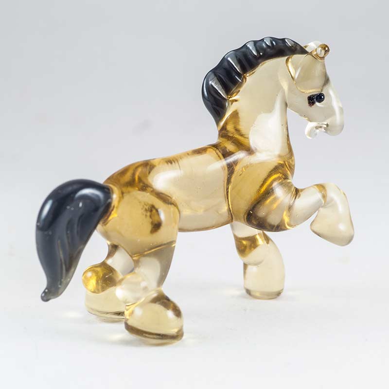 Glass Bay Horse Figurine in Glass Figurines Farm Animals category