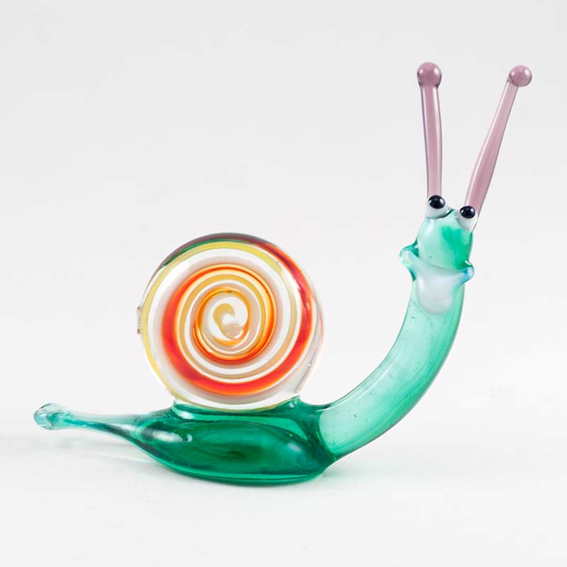 Glass Snail in Glass Figurines Insects category