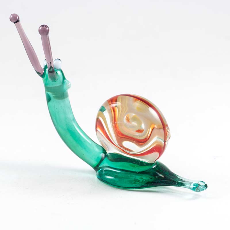 Glass Snail in Glass Figurines Insects category