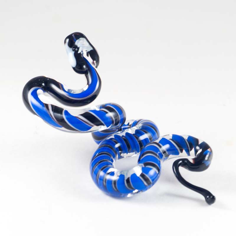 Glass Blue Snake in Glass Figurines Reptiles category
