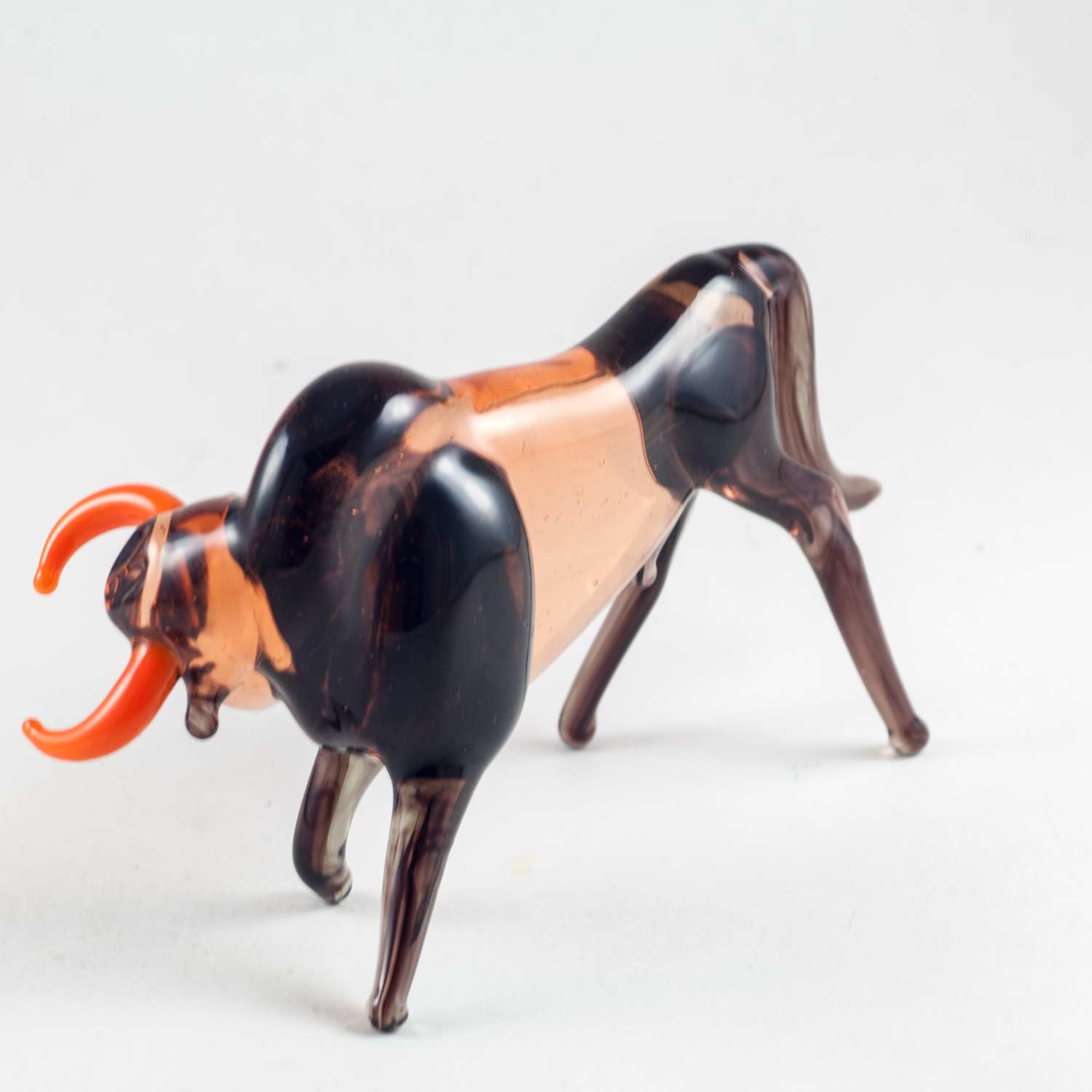Glass Ox Bull Figurine in Glass Figurines Wild  Animals category