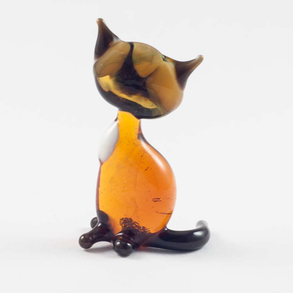 Small Siamese Cat in Glass Figurines Cats category
