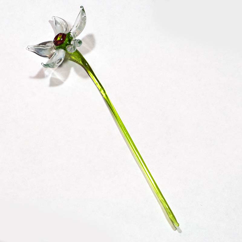 Glass Clear Narcissus in Glass Figurines Flowers category