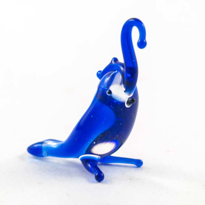 Little Glass Parrot in Glass Figurines Miniature Figurines category