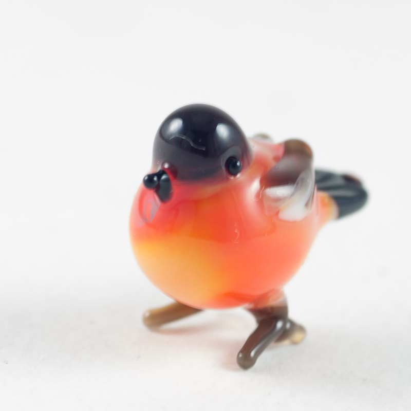 Robin Mini Figurine in Glass Figurines Miniature Figurines category