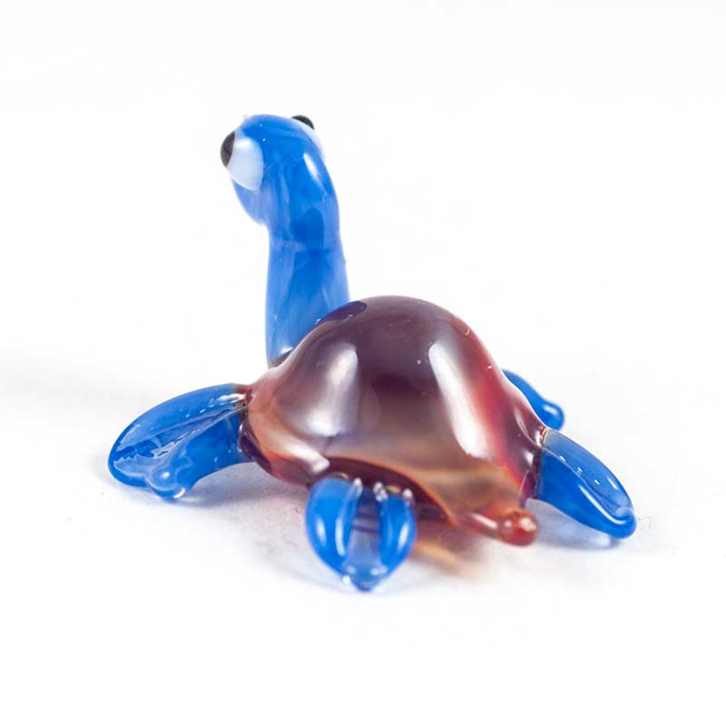 Tiny Red Turtle in Glass Figurines Miniature Figurines category