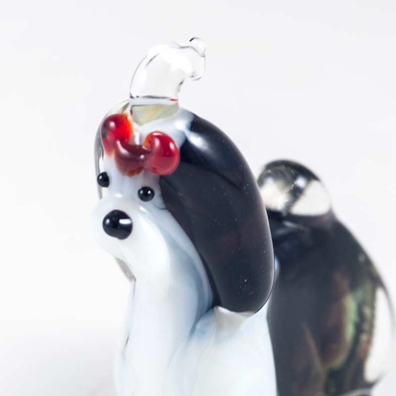 Shih Tzu Dog in Glass Figurines Dogs category