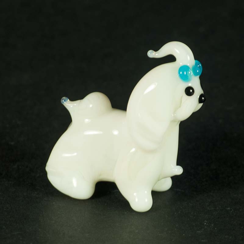 Shih Tzu Dog Glass Figurine in Glass Figurines Dogs category