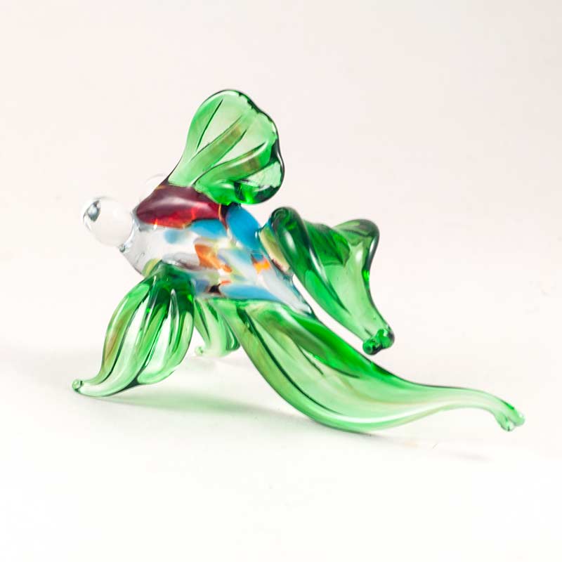 Blown Glass Fish Telescope in Glass Figurines Sea Life Creatures category
