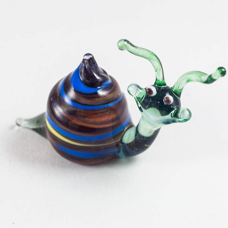 Little Glass Snail in Glass Figurines Insects category