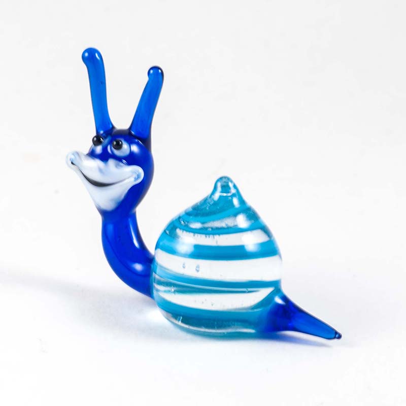 Little Glass Snail in Glass Figurines Insects category