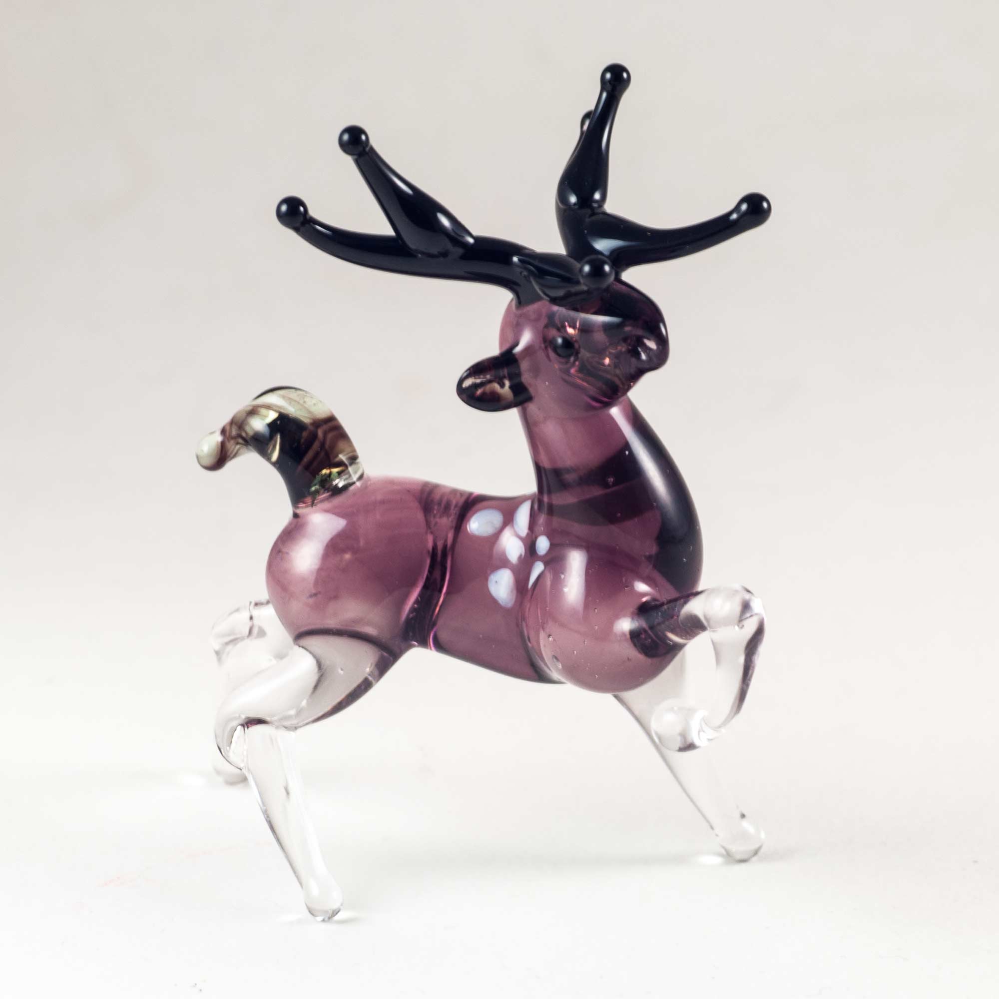 Glass Reindeer Figurine in Glass Figurines Wild  Animals category