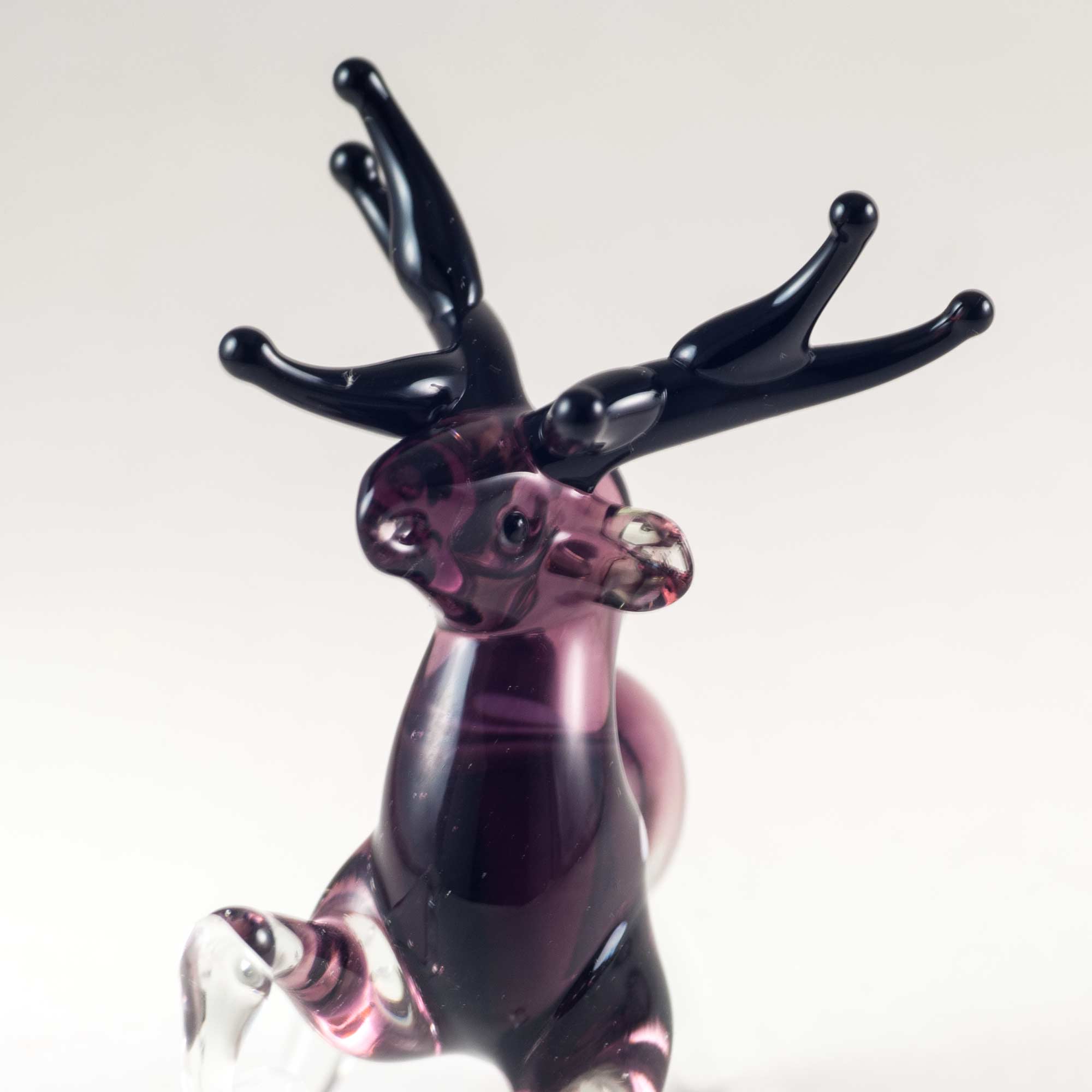 Glass Reindeer Figurine in Glass Figurines Wild  Animals category