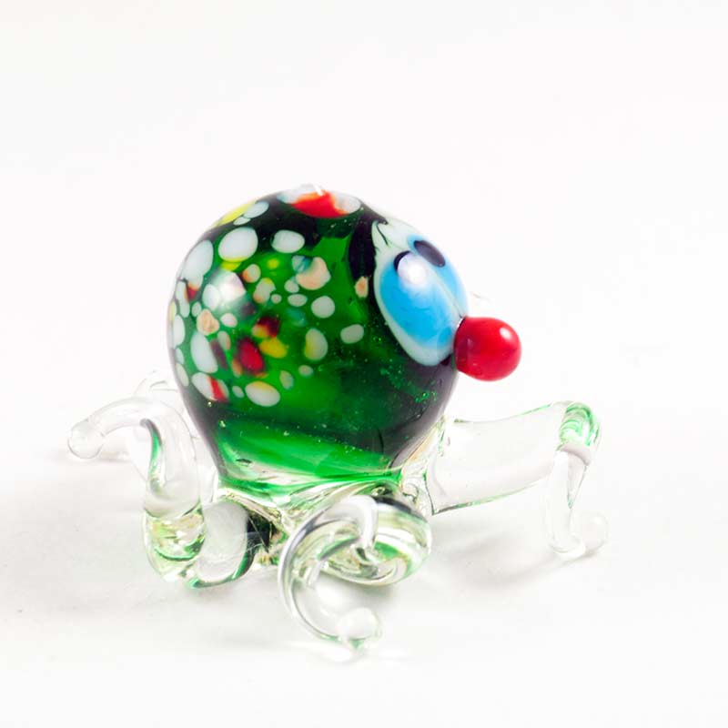 Glass Octopus Green Color in Glass Figurines Sea Life Creatures category