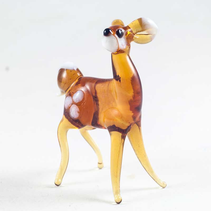Glass Bambi Figure in Glass Figurines Wild  Animals category