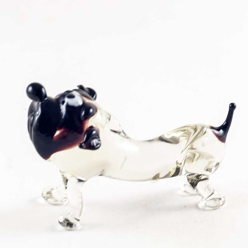English Bulldog Figurine in Glass Figurines Dogs category