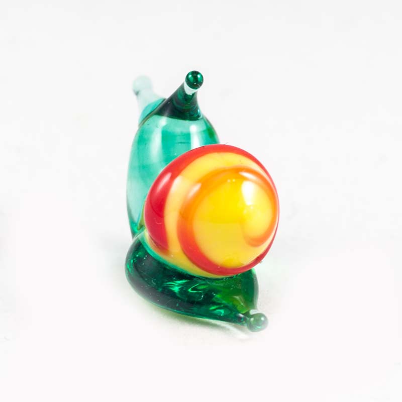 Glass Snail Figurine in Glass Figurines Miniature Figurines category
