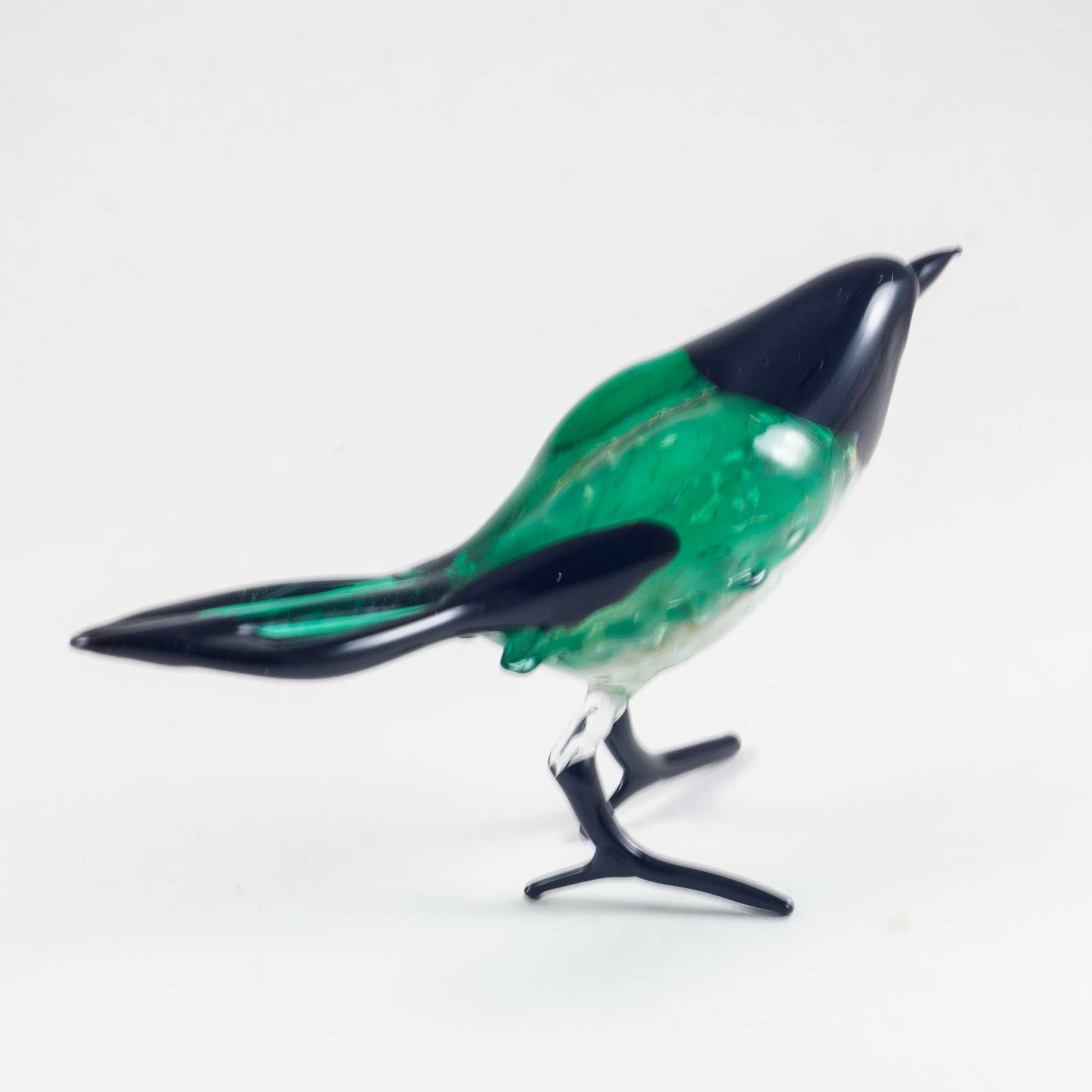 Glass Magpie in Glass Figurines Birds category
