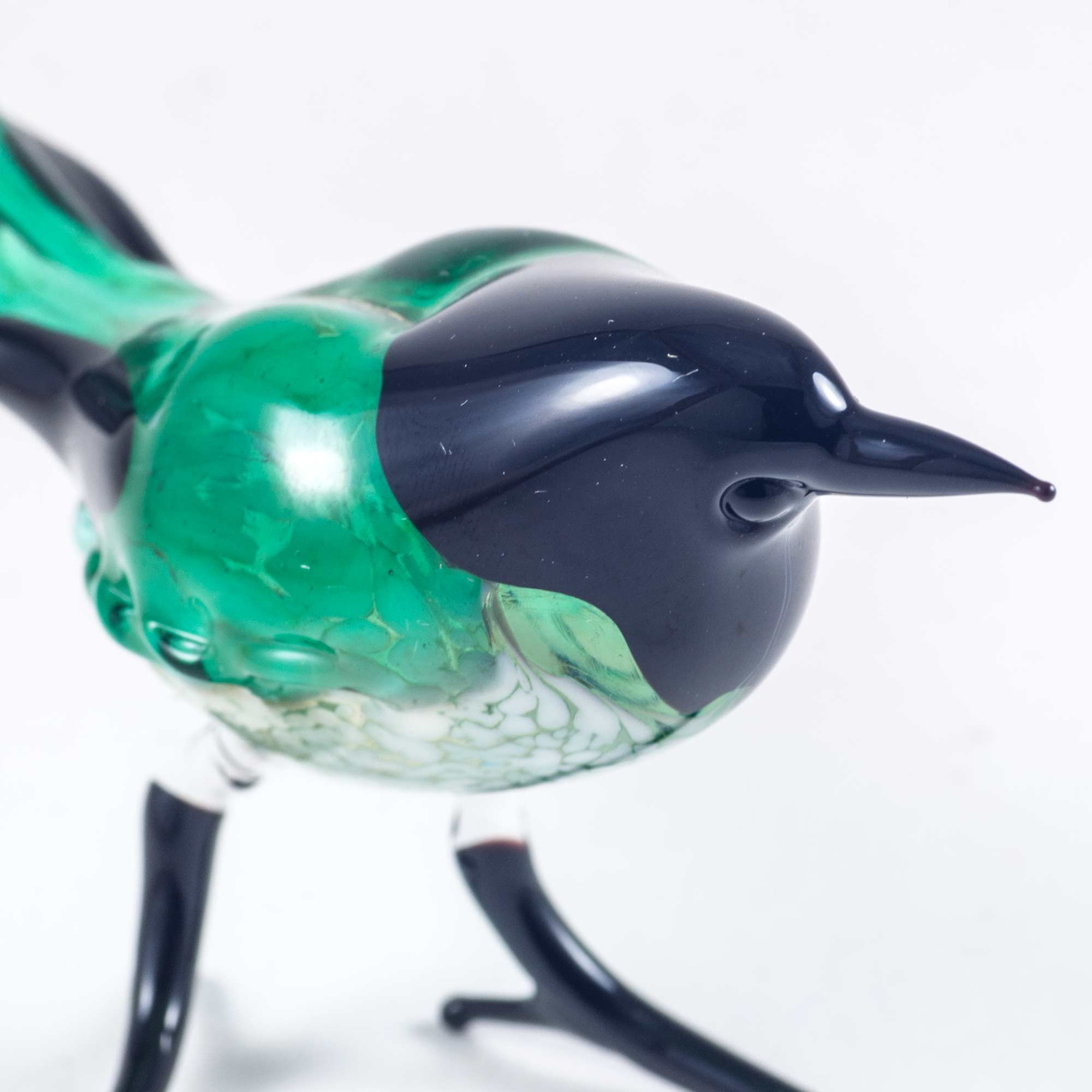 Glass Magpie in Glass Figurines Birds category
