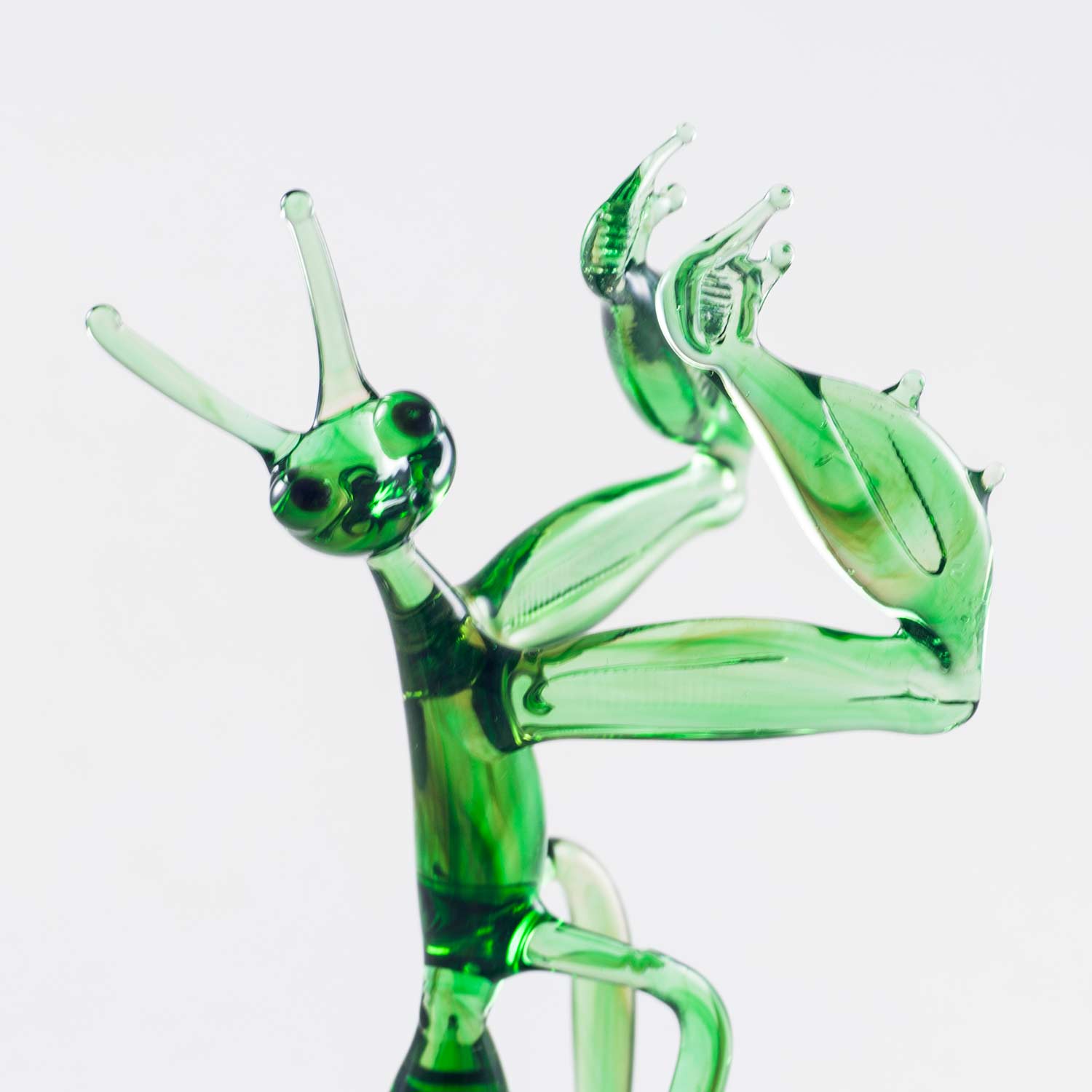 Mantis Glass Figurine - Glass Insect Figurines