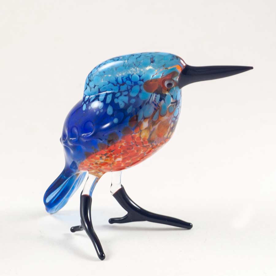 Glass Kingfisher Figurine in Glass Figurines Birds category