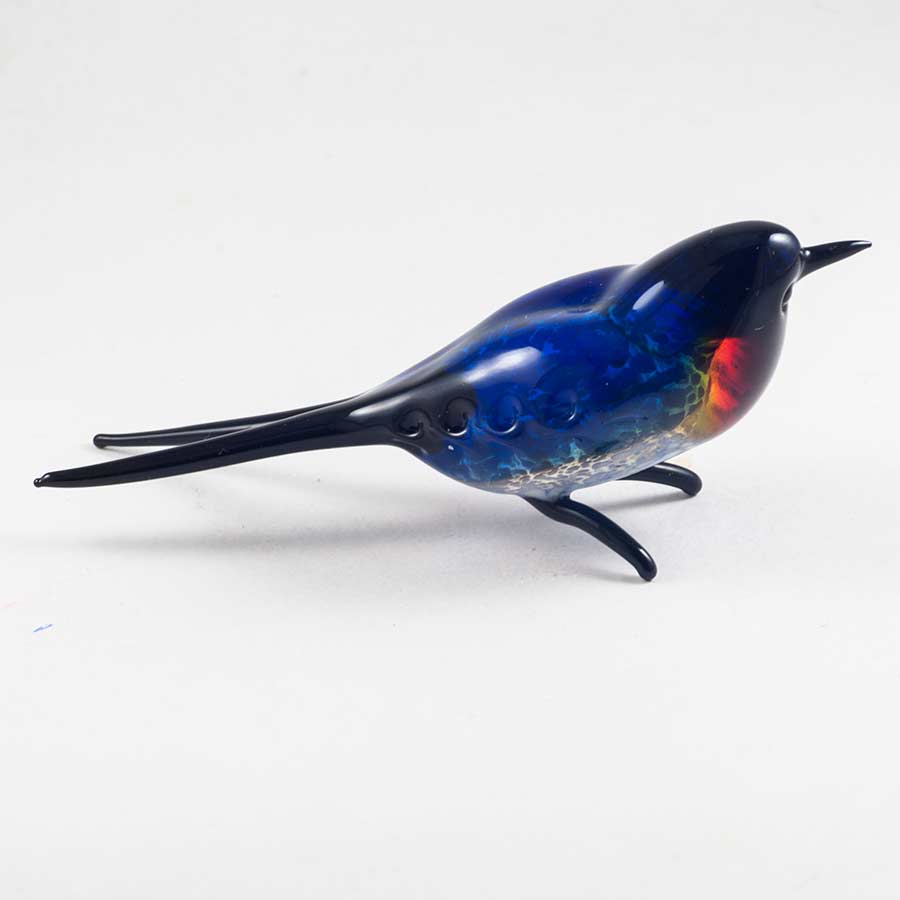 Glass Swallow Figurine in Glass Figurines Birds category