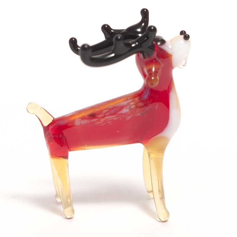 Deer Glass Mini in Glass Figurines Miniature Figurines category