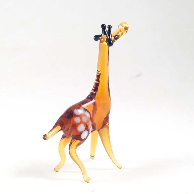 Giraffe Brown in Glass Figurines Wild  Animals category