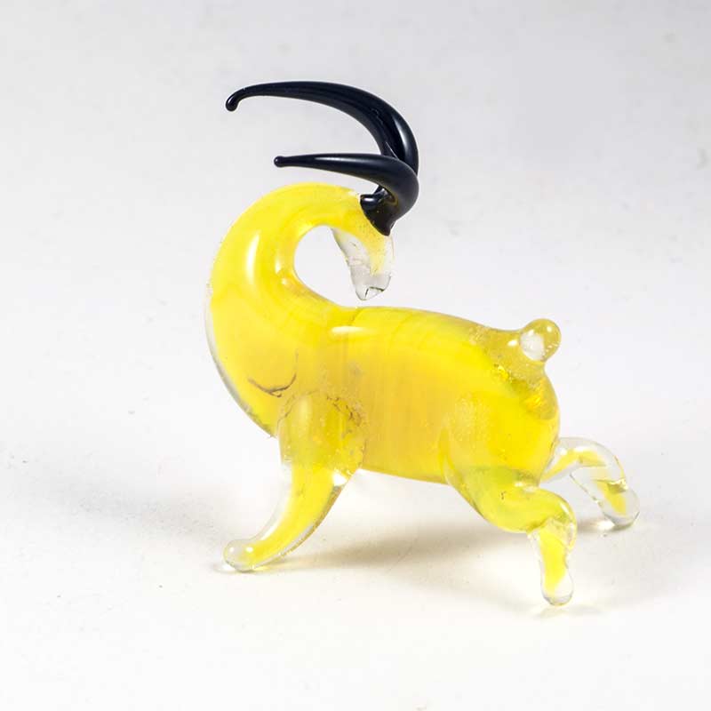 Glass Doe Figure in Glass Figurines Wild  Animals category
