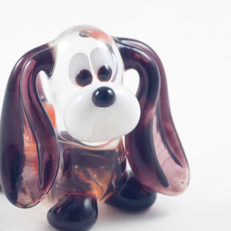 Glass Jolly Doggy in Glass Figurines Dogs category