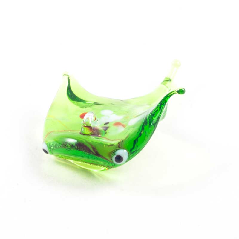Green Stingray in Glass Figurines Sea Life Creatures category
