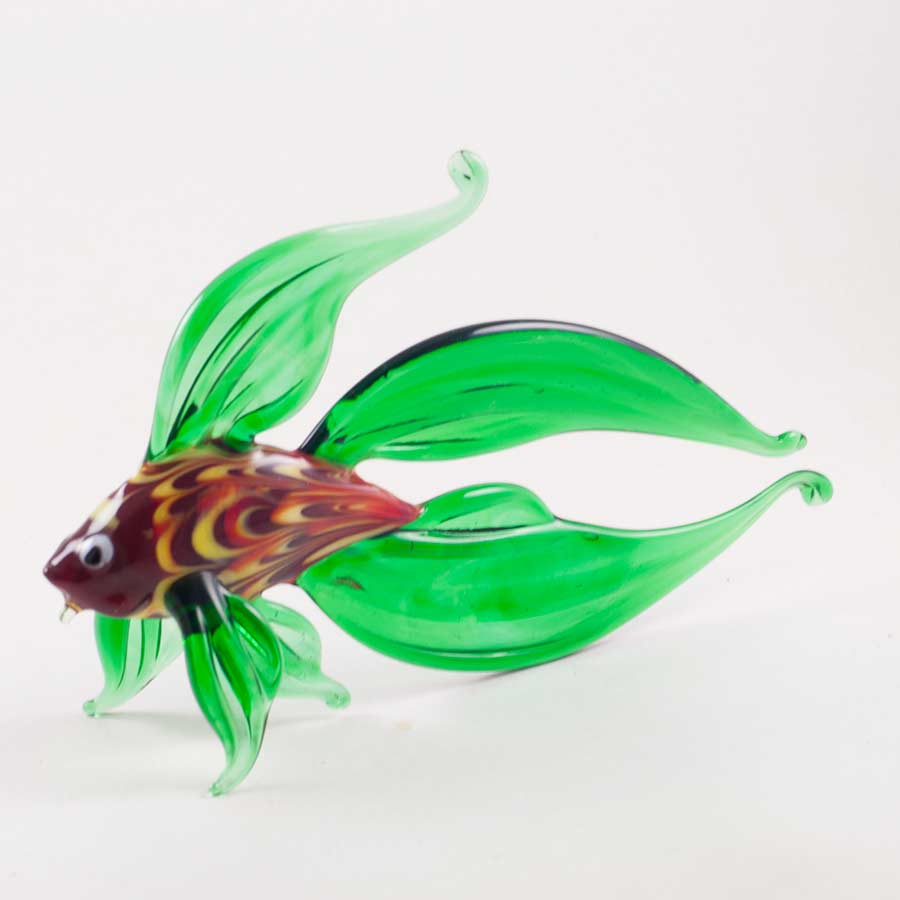 Glass Fish Figurine in Glass Figurines Sea Life Creatures category
